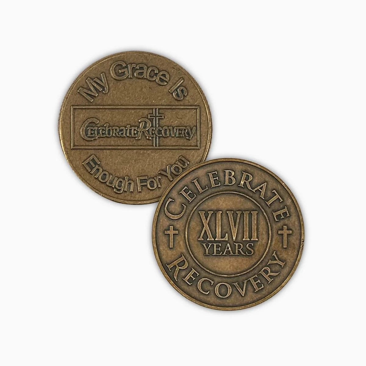Celebrate Recovery Bronze Coin - 47 Year