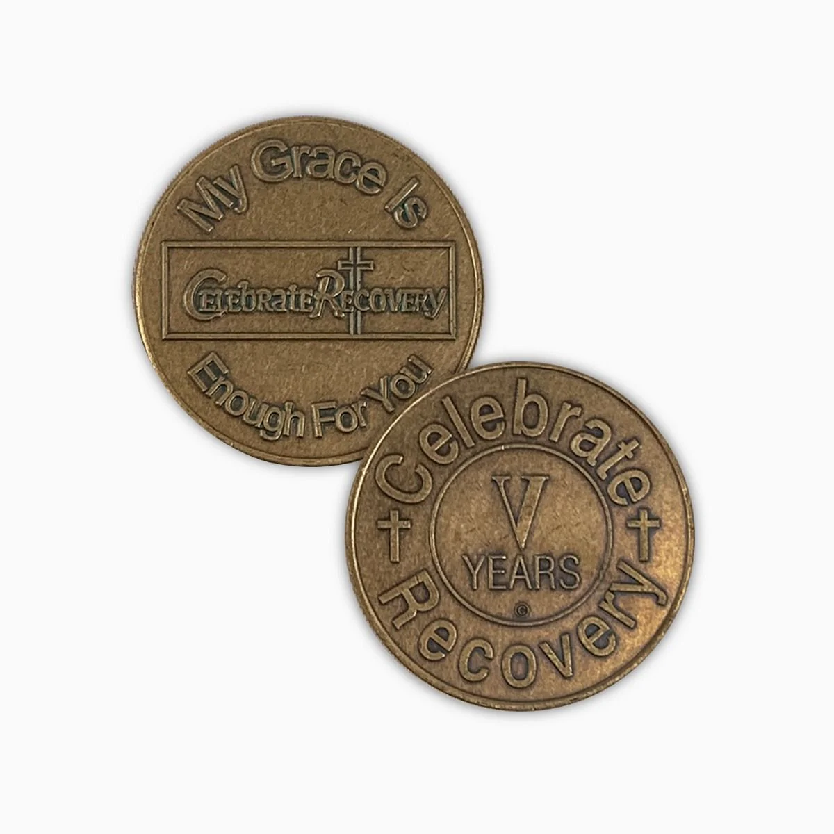 Celebrate Recovery Bronze Coin - 5 Year