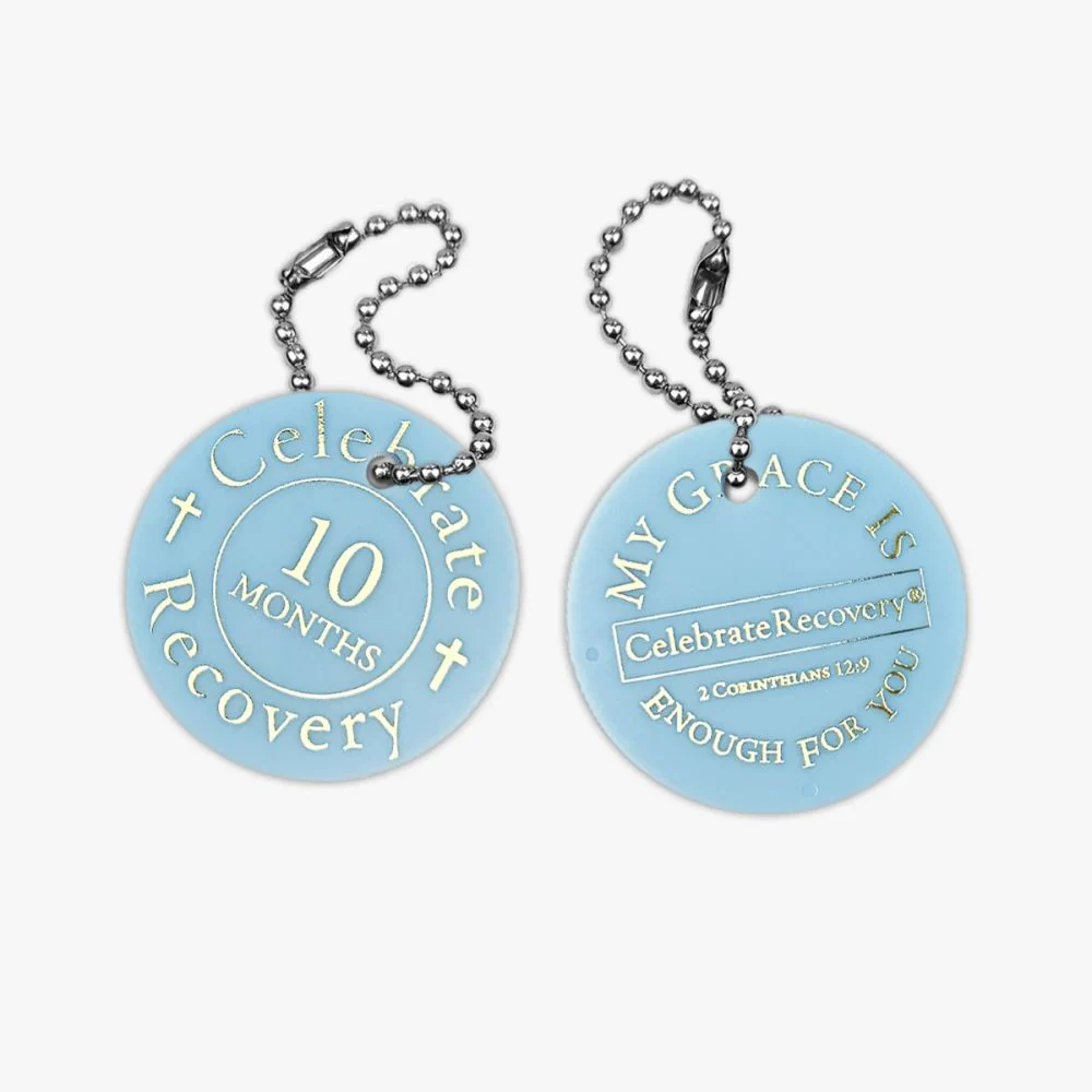 Celebrate Recovery Chip 10 Months - Baby Blue
