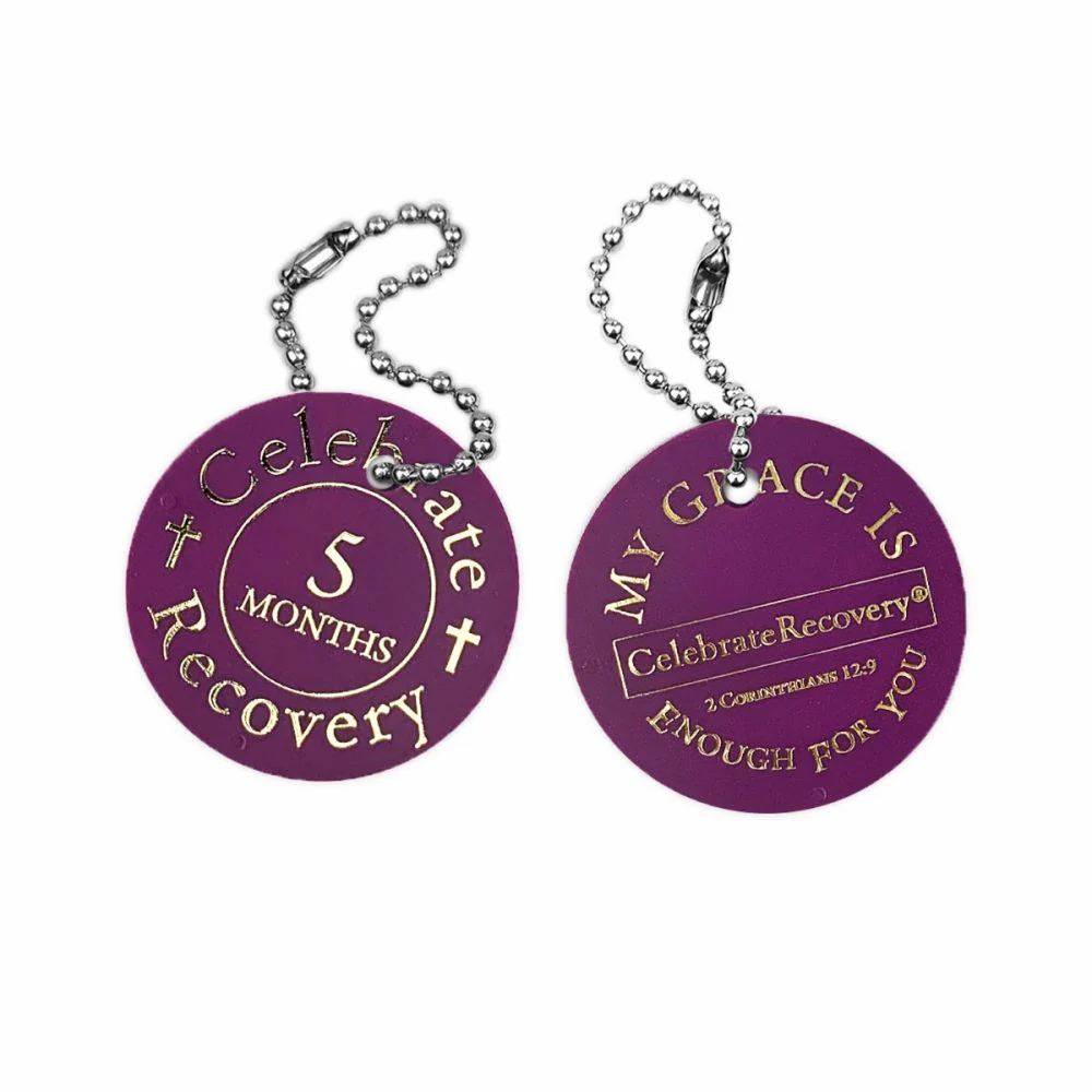 Celebrate Recovery Chip 5 Months - Purple