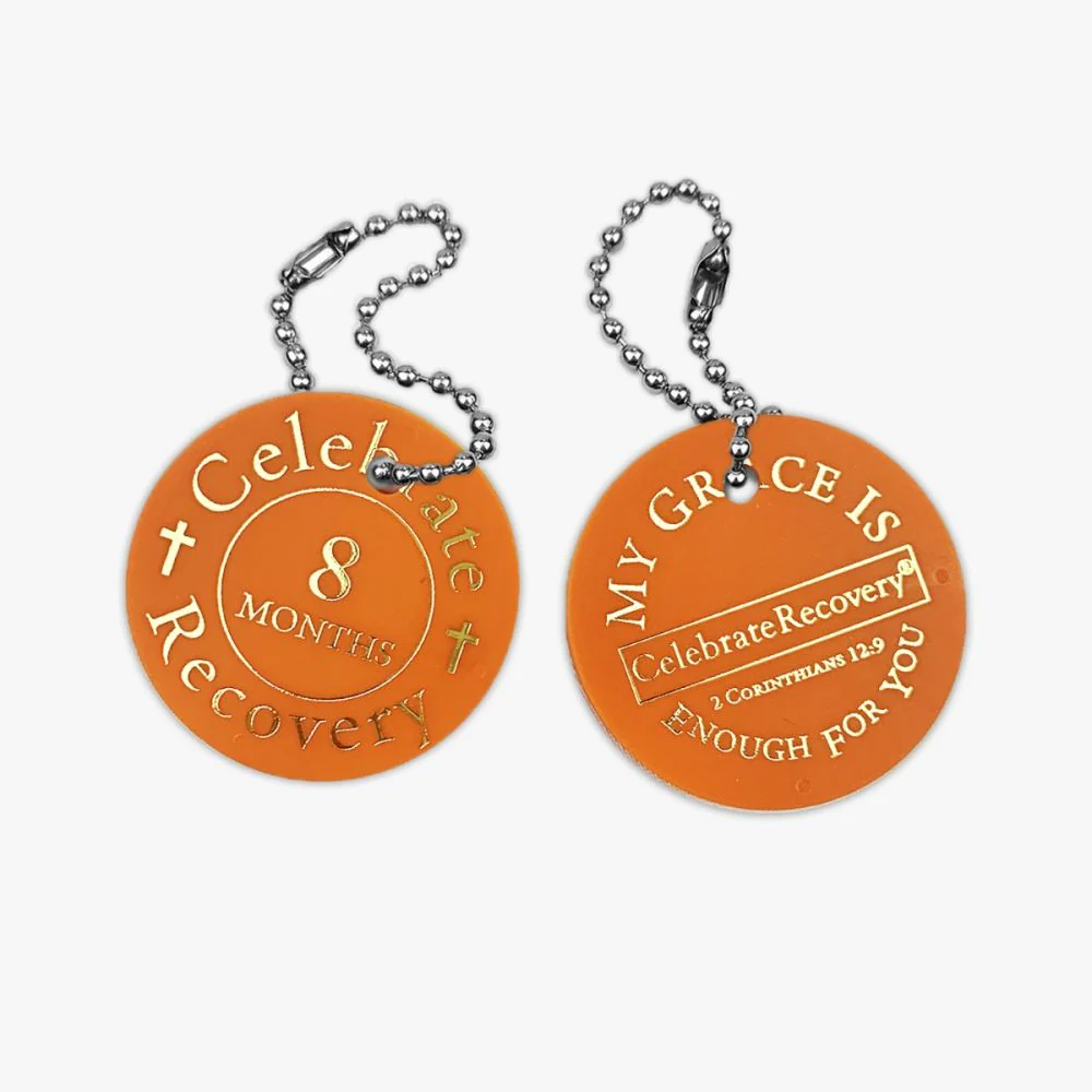 Celebrate Recovery Chip 8 Months - Orange