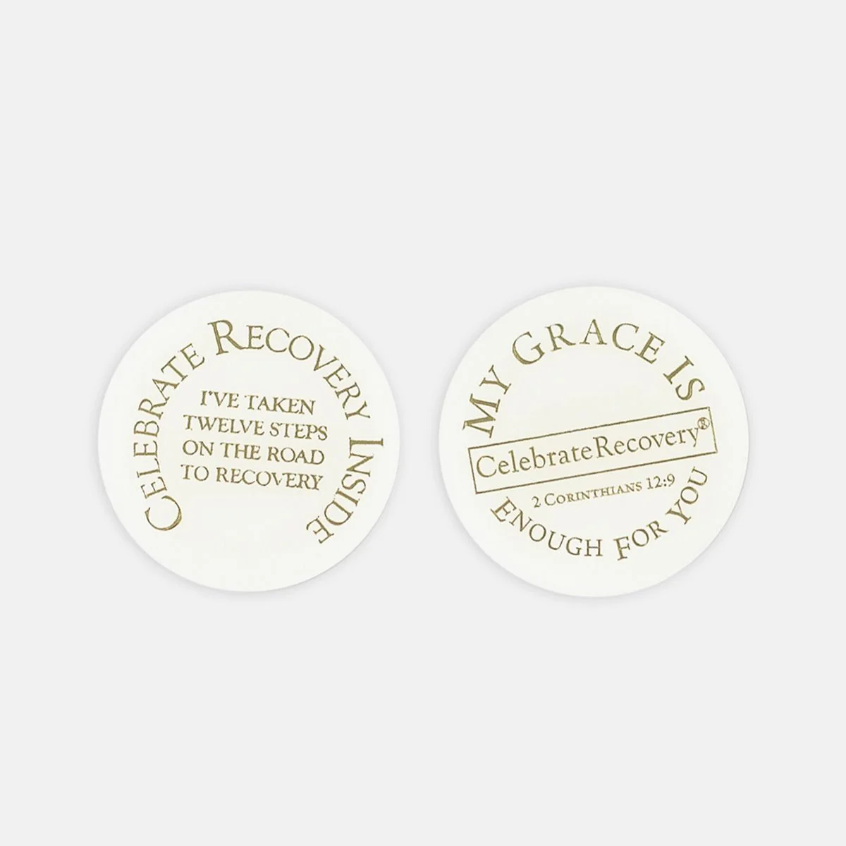 Celebrate Recovery Inside Plastic Chip