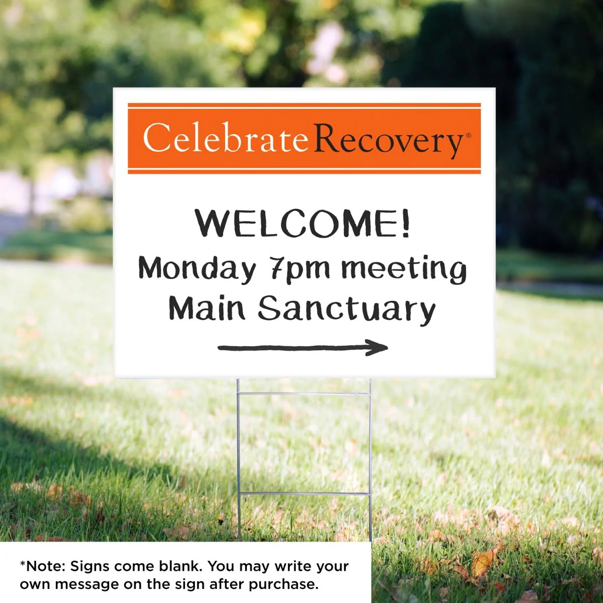 Celebrate Recovery Yard Sign (Pack of 3)