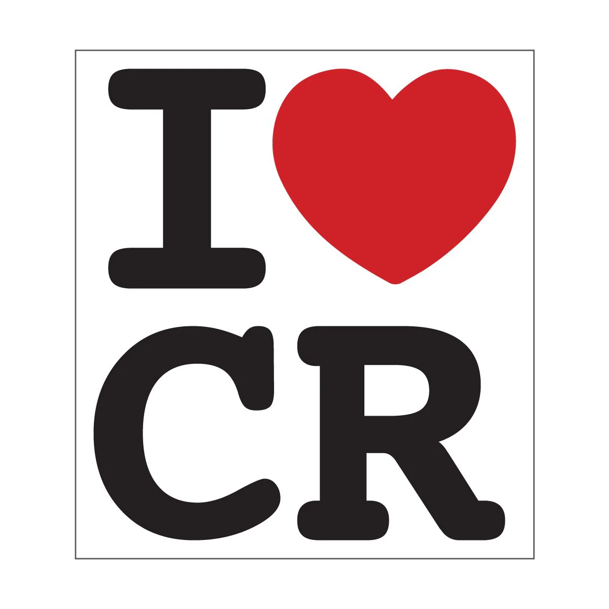 I ♥️ CR Sticker - Image 3