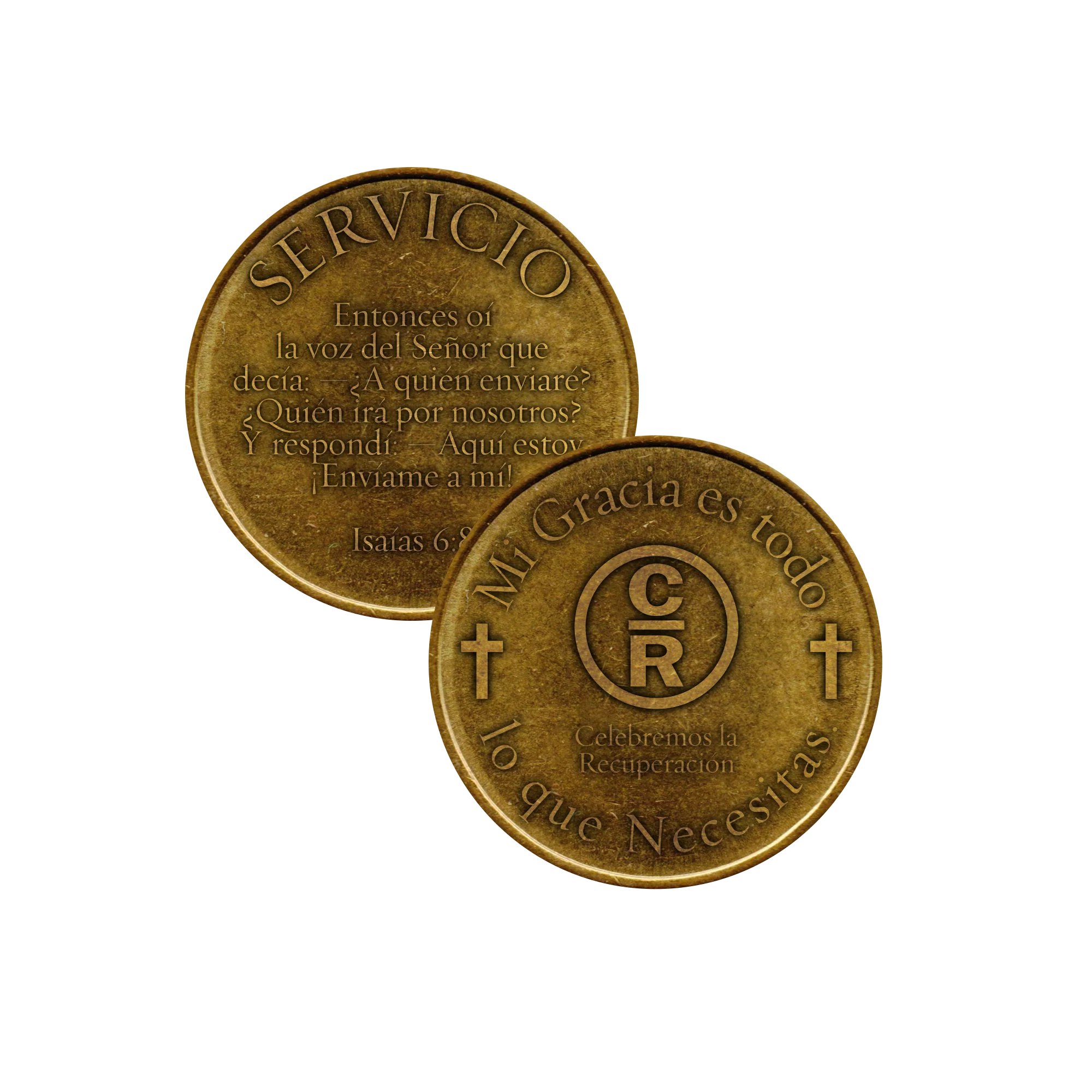Moneda de Bronce de Celebremos la Recuperación – Servicio