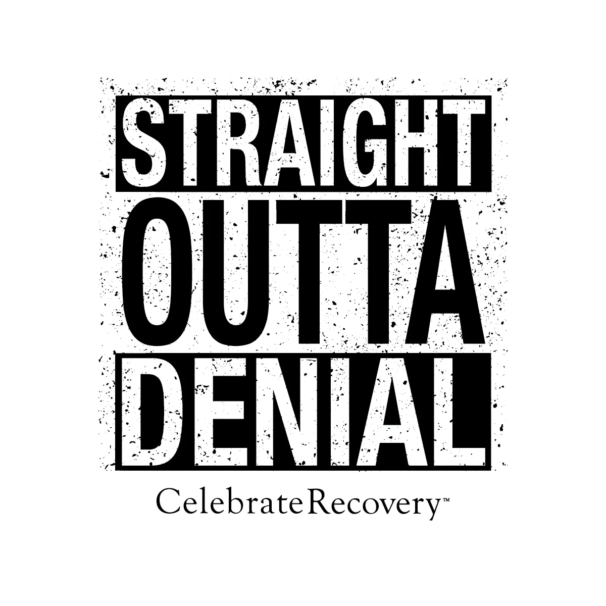 Straight Outta Denial Sticker